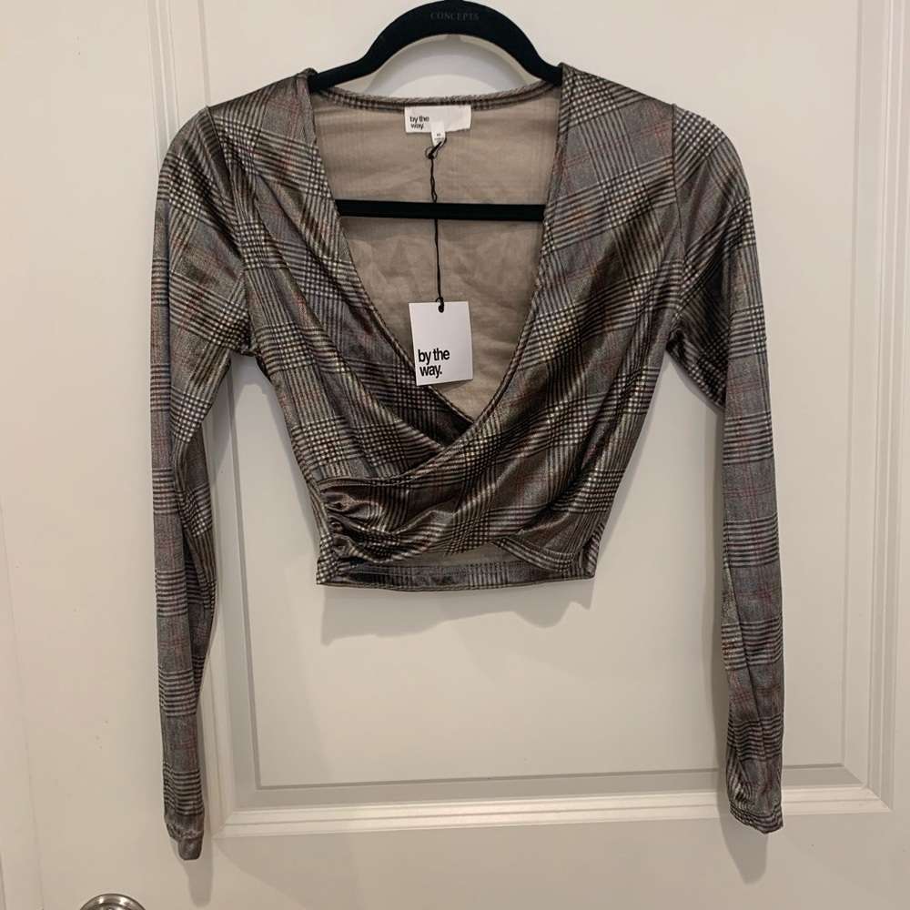 REVOLVE Suede Crop Top